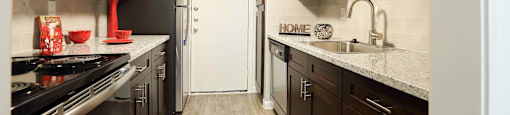 Spacious kitchen layout