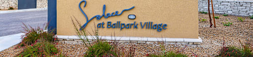 Decorated Property Signage at Solace at Ballpark Village, Goodyear, AZ, Arizona