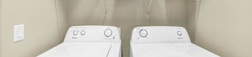 In Unit Washer and Dryer with shelves at Solace at Ballpark Village, Arizona