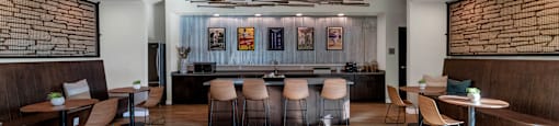 Decorated Dining Area at Solace at Ballpark Village, Arizona