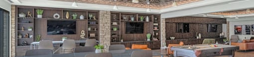 Community Game Room with ping pong tables at Solace at Ballpark Village, Goodyear, AZ, Arizona  , 85338
