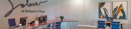 Entrance Lounge at Solace at Ballpark Village, Goodyear, 85338