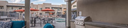 Outdoor Lounge at Inspiration Apartments, Arizona