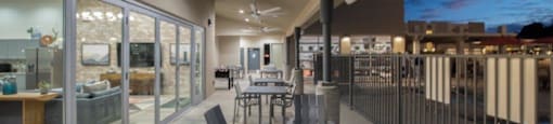 Outdoor Patio at Inspiration Apartments, Cottonwood, AZ, 86326