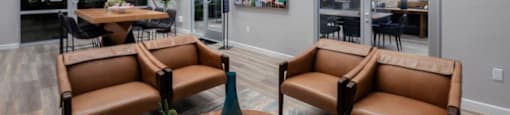 a living room with couches and a coffee table at Inspiration Apartments, Cottonwood, 86326