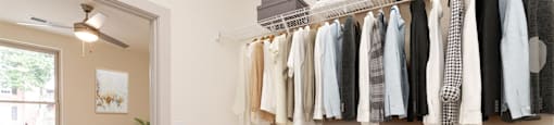 Closet at Circ Apartments, Richmond, VA 23220