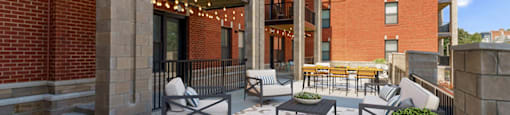 Rooftop Patio at Circ Apartments, Richmond 23220