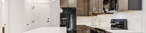 Fully Equipped Kitchen at Winfield Station Apartments, J Street Property Services, Winfield