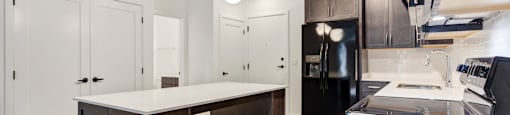 Modular Kitchen at Winfield Station Apartments, J Street Property Services, Illinois