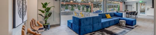 community clubhouse and lounge area at Ladera