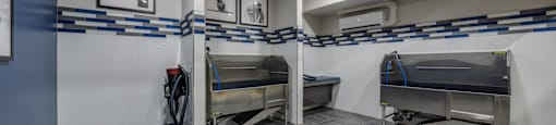 pet wash station at Ladera