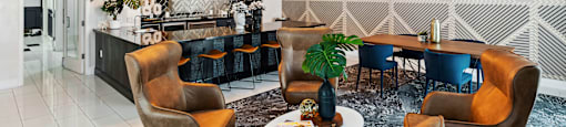 Seating area at Carillon Apartments