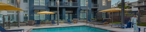 relaxing pool and sundeck at Ladera