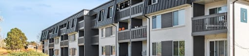 the building where the apartment is located