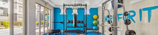fitness center at Tribeca North