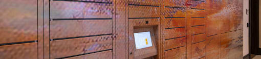 parcel lockers at Marisol