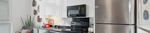 Modern kitchen appliances at Block C