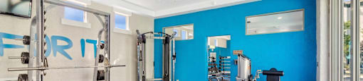 fitness center at Tribeca North