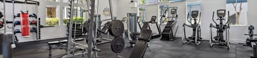 Fitness Center at Victoria Arbors Apartment Homes