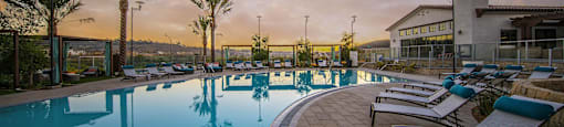 resort style pool at Marisol Apartments