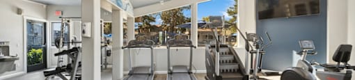 fitness center at Country Brook