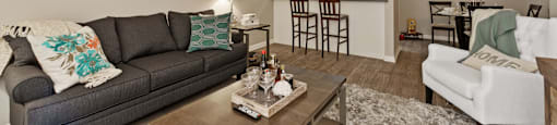 Living space at Hills at Hacienda Heights