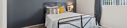 modern spacious bedrrom at  Morning View Terrace Apartment Homes, California, 92026