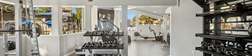 fitness center at Country Brook