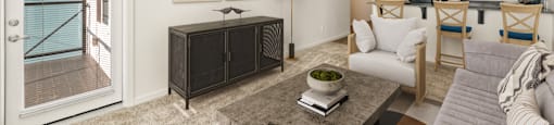 Open floor plan at Maddox Apartments