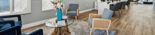 Lounge Area at The District Apartment Homes