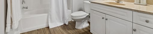 Spacious bathroom at Enclave at Warner Center