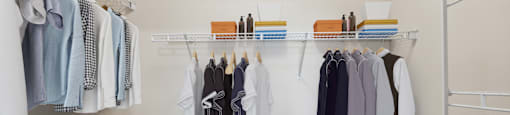 Large closet at Waterstone Apartments