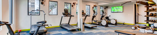 Fitness Room at The Rylan Apartments