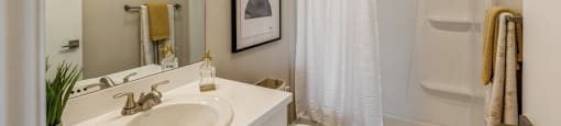 Bathroom at Parq Crossing Apartments
