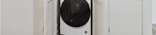 a washing machine and a dryer