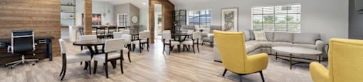 large community lounge at Terrace Gardens Apartment Homes, Escondido