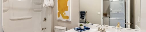 Bathroom at Parq Crossing Apartments