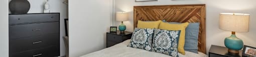 Bedroom at The District Apartment Homes