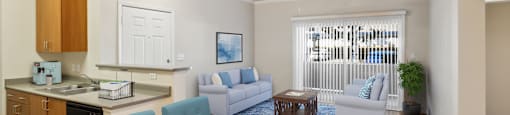 Dining area at Waterstone Apartments