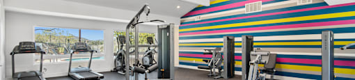 spacious gym at Morning View Terrace Apartment Homes, California, 92026