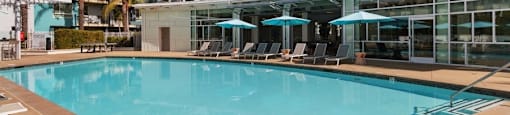 sparkling pool at Domain San Diego
