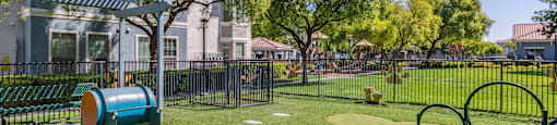 Dog park at Azure Apartment Homes