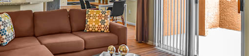 Furnished Living Room at 2150 Apartments
