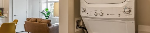 Washer and Dryer at Parq Crossing Apartments