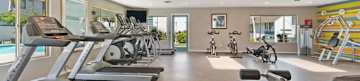 Fitness area at Hills at Hacienda Heights