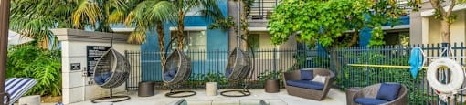 Outdoor Hot Tub at Enclave at Warner Center, 6720 Variel Ave