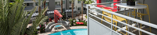resort style pool at Muse