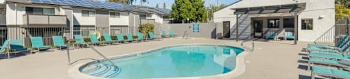 Sparkling Pool at The District Apartment Homes
