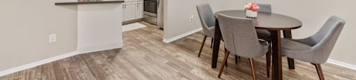 dining room with hardwood floors at Terrace Gardens Apartment Homes, Escondido