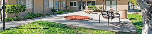 courtyard view at Morning View Terrace Apartment Homes, California, 92026